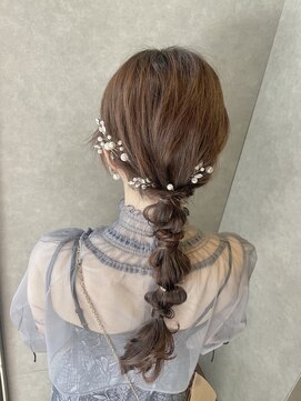 ツミキ(Tsumiki.) 編みおろしヘアアレンジ