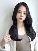 暗髪韓国風チョコレートブラウン