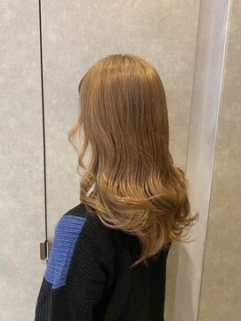 ジールサロン つくば本店 ハイトーンミルクティーベージュ