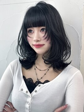 シーテ(Ciete) 韓国ヘア名古屋ハイレイヤー顔まわりカット前髪ボブタッセル小顔