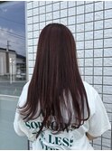 ピンクカラー ピンクブラウン ブリーチなし