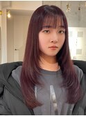ブリーチ無しピンクブラウン【高田】