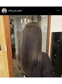 1ブリーチ グレージュカラー