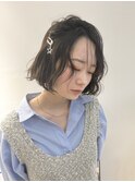 お洒落なミニボブアレンジ