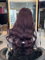 ラピス 渋谷本店(Lapis) ラベンダーグレージュ/シールエクステ/ブリーチカラー