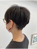 ツーブロック刈り上げショート