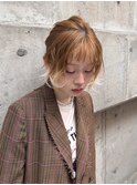 ルーツカラー/ホワイト/レイヤーカット/簡単アレンジ/撮影モデル