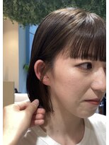 シアン 栄店(CYAN.)&nbsp;面長さんも大丈夫◯切りっぱなしボブ