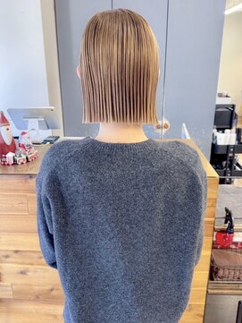 ヨハク 大阪梅田中崎町(yohaku) <3>切りっぱなし×ブリーチ♪ダブルカラー・ボブも人気