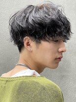 フィフス 大分(fifth)&nbsp;大分メンズツーブロック刈り上げマッシュ無造作シャドウパーマ