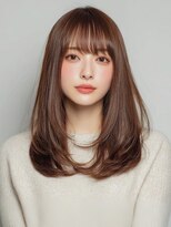 インク サカエ(inq sakae)&nbsp;ブラウン/レイヤーカット/デザインカラー/顔まわりカット/