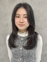 エアー 青山(AIR) レイヤーカット髪質改善カラートリートメント顔まわり2wayバング