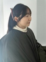 シエル バイ ケンジ 登戸 生田(CIEL by KENJE)&nbsp;顔周り小顔前髪カット20代韓国ヘア