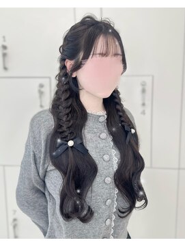 【白神】推し活ヘアメ/ヘアセット/あみたらし