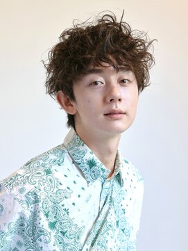 エムスラッシュ アヴェダ 自由が丘(M.SLASH AVEDA) シャドウパーマ/前髪パーマ/サーフカール/メンズ/自由が丘