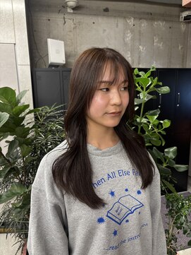 キャラハーフ 池袋東口店(KYARA HALF) オリーブベージュ/くびれヘア/ツヤカラー