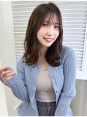 ミディアム　ウェーブ　パーマ　韓国風