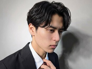 ハク 銀座(HAK.)の写真/忙しい朝も簡単にキマる！清潔感×好印象の似合わせスタイル★メンズ眉毛も◎[Men's/メンズカット/まゆげ]