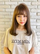 【津賀雅也】ヘルシーレイヤーの大人可愛いミディアムヘア♪
