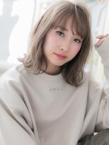 モッズ ヘア 福岡姪浜店(mod's hair)&nbsp;*mod's姪浜*…インナーカラー＆無造作カールの抜け感ふわミディc