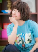 ■ラウンドバングくせ毛風ガーリーボブ11-10★戸頭10代20代30代