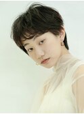 黒髪マニッシュショート