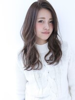 ディアー バイ ケージー アンド(Dear by KG and)&nbsp;グレージュカールロングアッシュブラウン