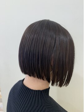 ネオリーブウリ 二子玉川店(Neolive uri) ミニボブくすみカラーハイライトカラー透け感