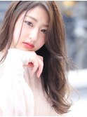 ゆるウェーブ×マロンベージュ