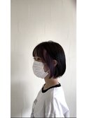 インナーカラーピンクバイオレット(^^)