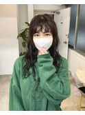 【奥山】ウェーブパーマ×ゆるウネ前髪