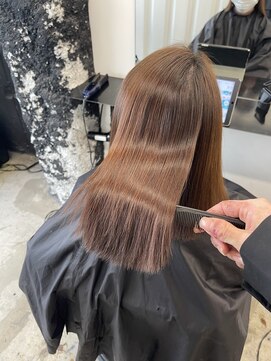 ココ 原宿(KOKO) #大人ガーリー#ダークアッシュ#ミディアムレイヤーカット