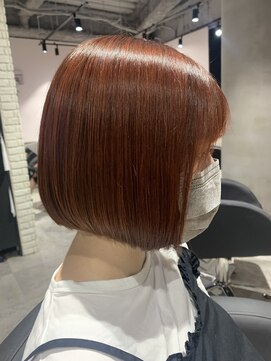 リーホリエ(Lee Horie) 【mio】ぷつっとボブ×オレンジ♪