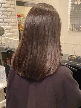 ディフィーノ 青山(DIFINO) 【DIFINO 青山】透明感カラー/モカグレージュ/ブリーチなし