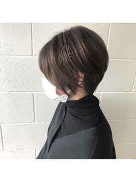アフィニティー(AFINITY) ひし形ショート《堅田美容室/ショートボブ/ショートヘア》