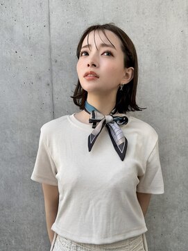 ユアーズヘアセカンド(youres hair 2'nd) 小顔ショート くびれショート くびれボブ 丸みショート 前髪