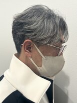 ヒュイル バイ ニアウ(Hwyl by Niau)&nbsp;メンズマッシュセンターパートスパイラルパーマニュアンスパーマ