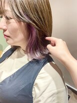 マーシュ 梅田(marshu)&nbsp;カシスpink★☆インナーカラー