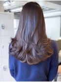 ★セミディシアーカラー姫カットナチュラルカールボブパーマ