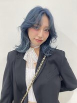 ゼスト 吉祥寺店(ZEST)&nbsp;ネイビーブルー/韓国ヘア/くびれヘア　吉祥寺桜