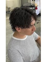 ルアン 大分駅店(ruen)&nbsp;大分府内大分駅メンズセンターパートツイストスパイラルパーマ