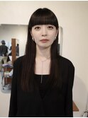 【ナチュラルストレート/ササキケイスケ】ロング/ワイドバング