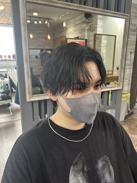 ハルクファースト 札幌(HRK 1st.) 札幌大通りメンズショートカット波巻きツイストスパイラルパーマ