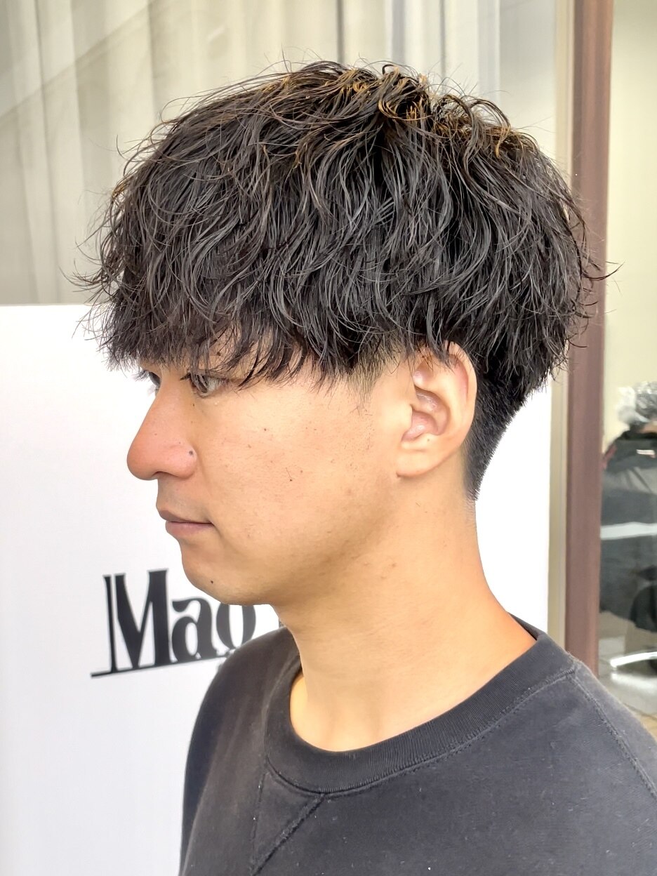 《高校生学割引》カット+各種パーマ￥9900(松本駅前/メンズパーマ)