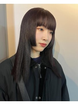 スイ(SUiii) 姫カット/ 暗め紫color 【札幌 / 大通 】