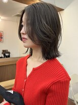 パークレーン アイス イヴェン(park lane ICI yeven)&nbsp;20代30代40代レイヤーカットオリーブベージュグレージュ