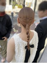 エリリーム(mlilym)&nbsp;ポニーテールアレンジ