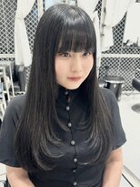 ココ 原宿(KOKO)&nbsp;M黒髪小顔ヘアオリーブグレー艶髪クラゲヘアーココアベージュ
