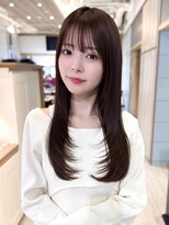 プラグ バイ ネオリーブ(plug by neolive) チェリーブラウン×髪質改善[髪質改善/縮毛矯正/韓国]