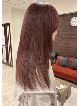 ジャム(Jam) ピンクカラーで可愛く×髪質改善カラー★中村大輔